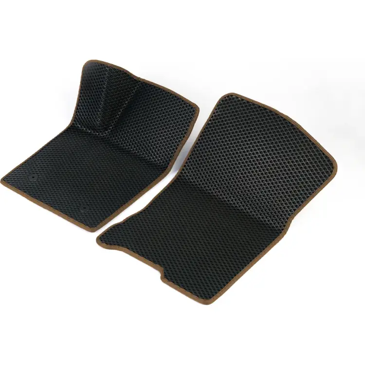 Передние коврики для Mitsubishi Carisma 1995 - 2003 (Митсубиси каризма) Vicecar 2DL31003-коричневый