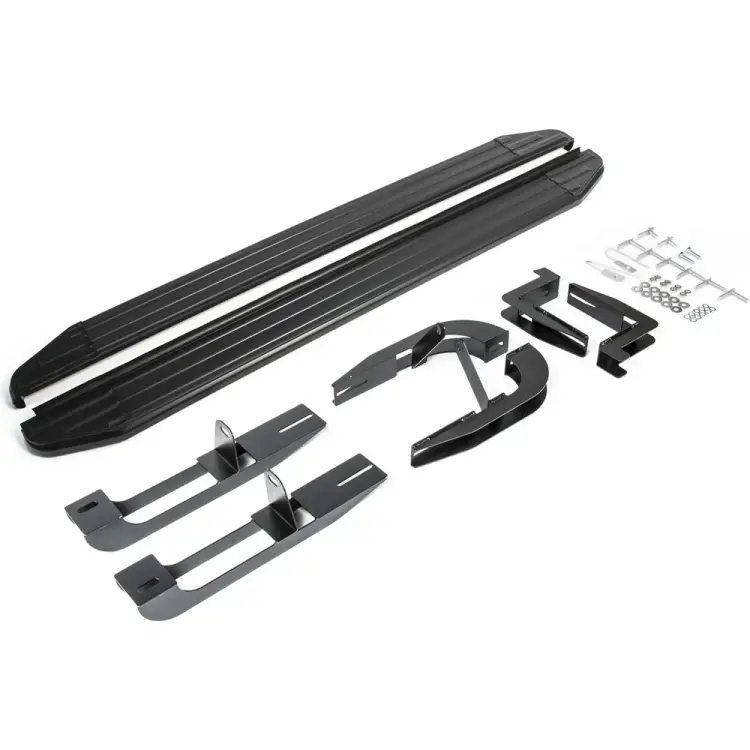 Пороги Hyundai Santa Fe II 2006-2012 Rival Premium-Black A173ALB.2302.1