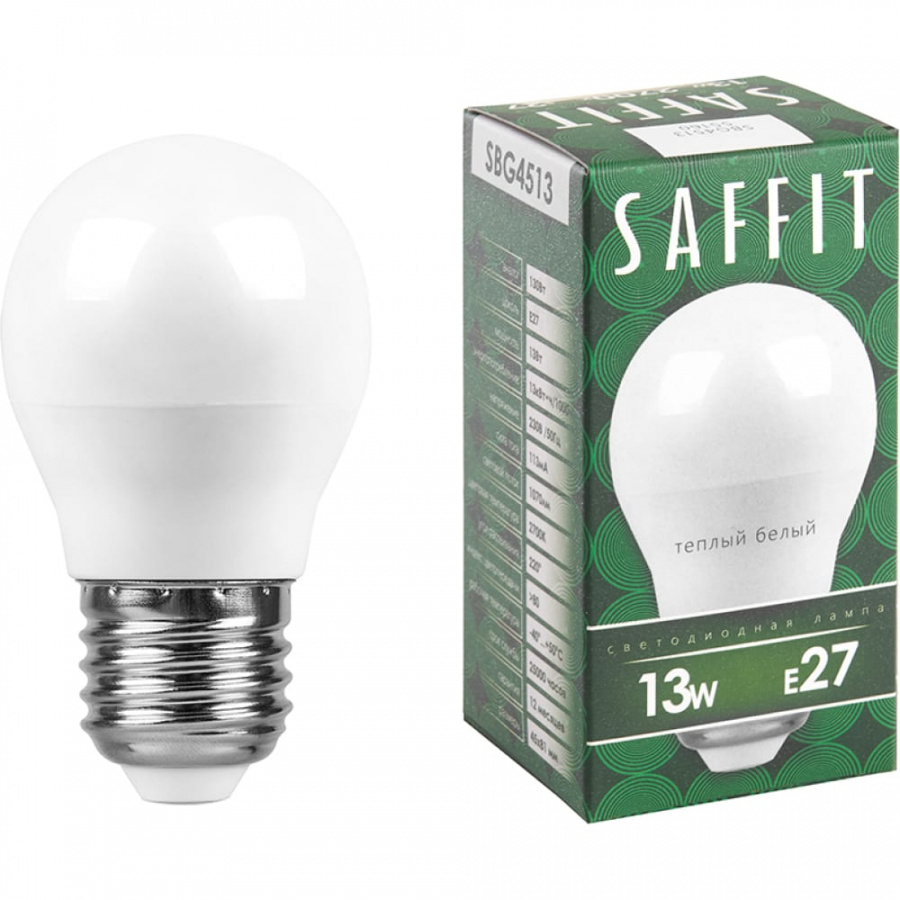 Светодиодная лампа SAFFIT SBG4513