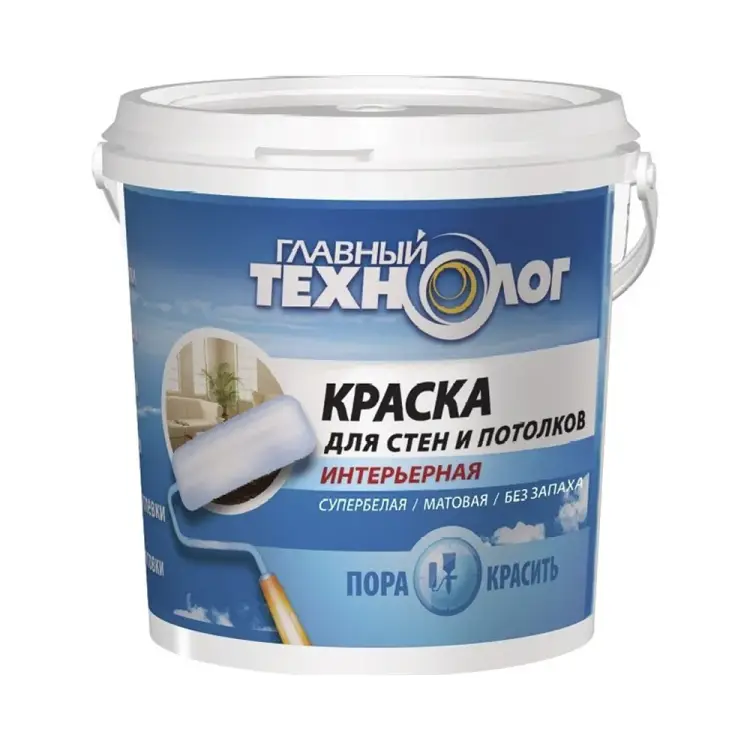 Интерьерная краска для стен и потолков Новбытхим 990