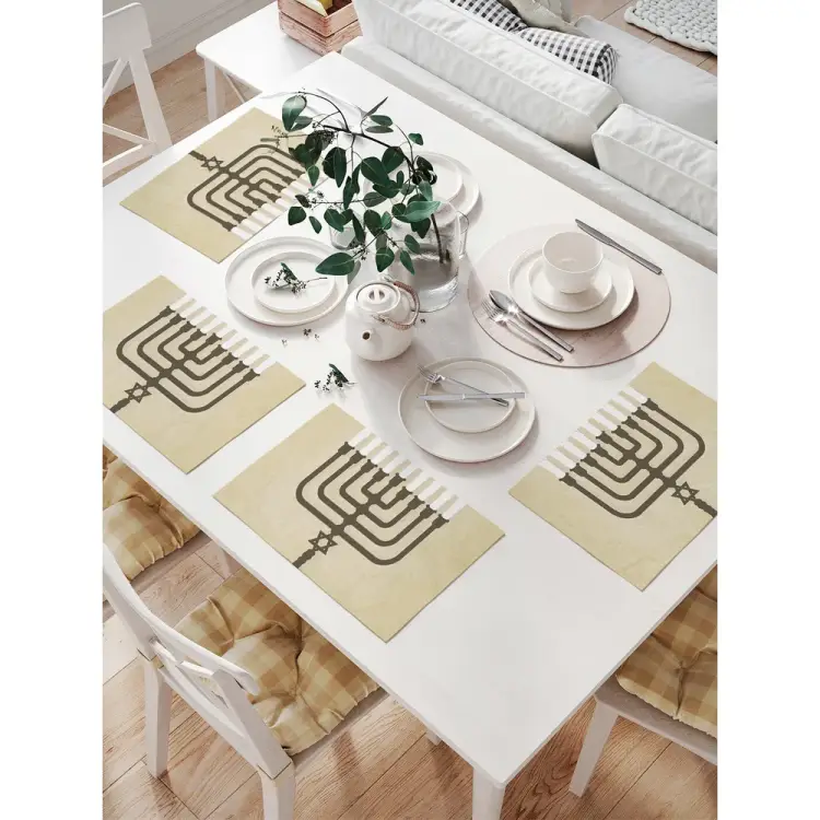 Комплект тканевых салфеток для сервировки стола JOYARTY np_5951