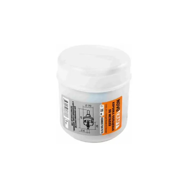 Кольцевая коронка по металлу NOVOCRAFT HSM657087070 Кольцевая коронка по металлу NOVOCRAFT HSM657087070