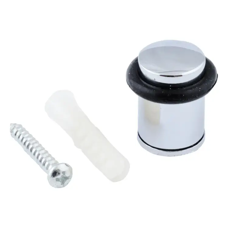 Напольный ограничитель двери ELEMENT ЦАМ, хром 523230