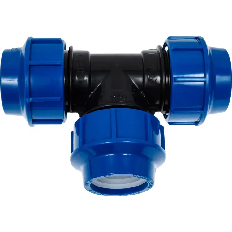 Компрессионный тройник для ПЭ труб LAMMIN Lm34014404040