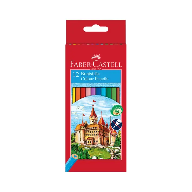 Цветные карандаши Faber-Castell замок 120112