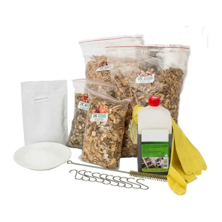 Набор щепы для копчения Вкус Качества Комбо-набор коптильщика combo-set-08 Набор щепы для копчения Вкус Качества Комбо-набор коптильщика combo-set-08