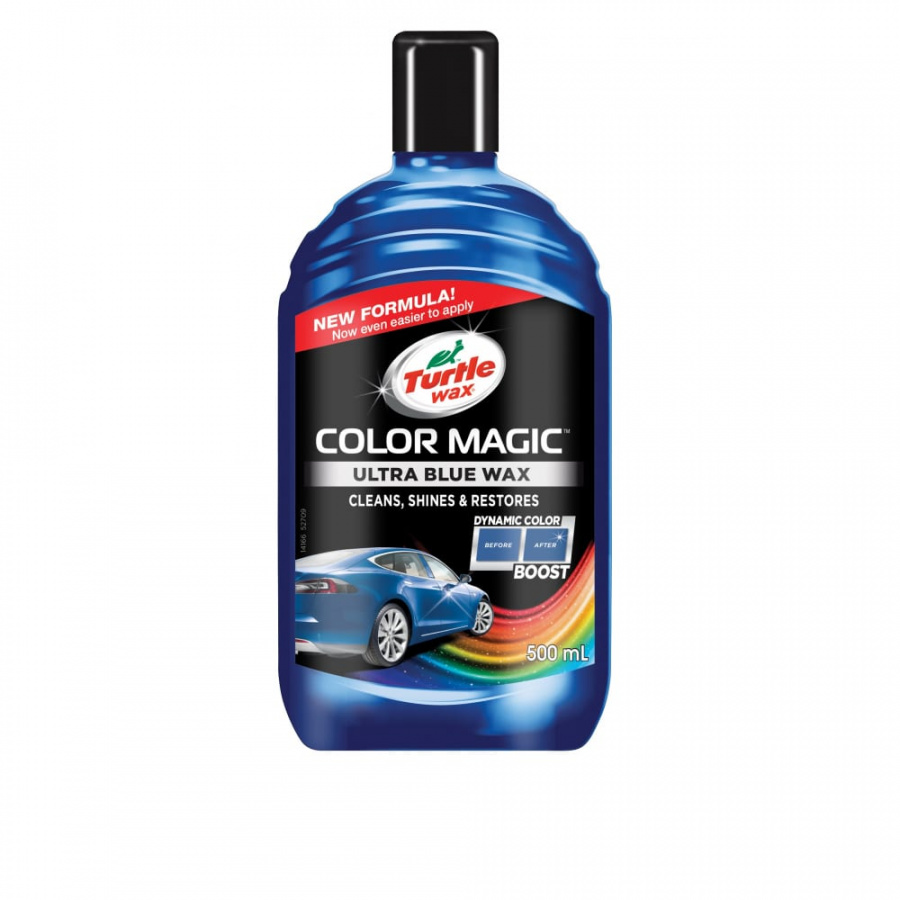 Восковой автополироль Turtle Wax COLOR MAGIC ULTRA BLUE WAX