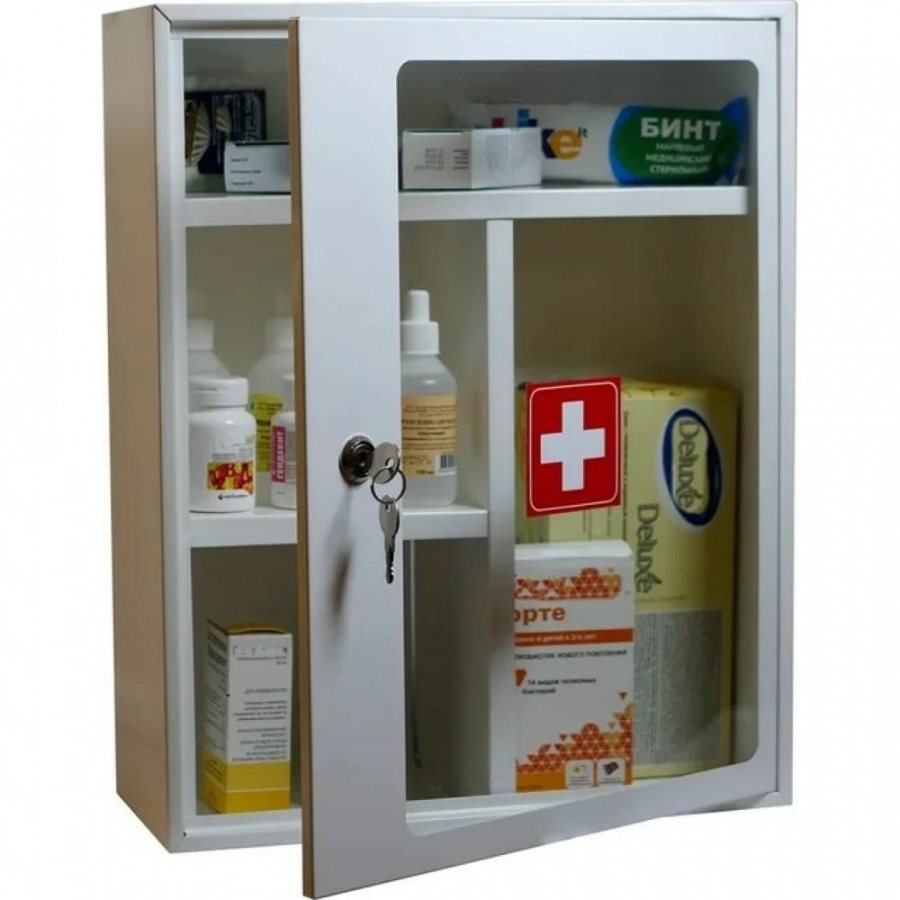 шкаф для медикаментов экстренной помощи