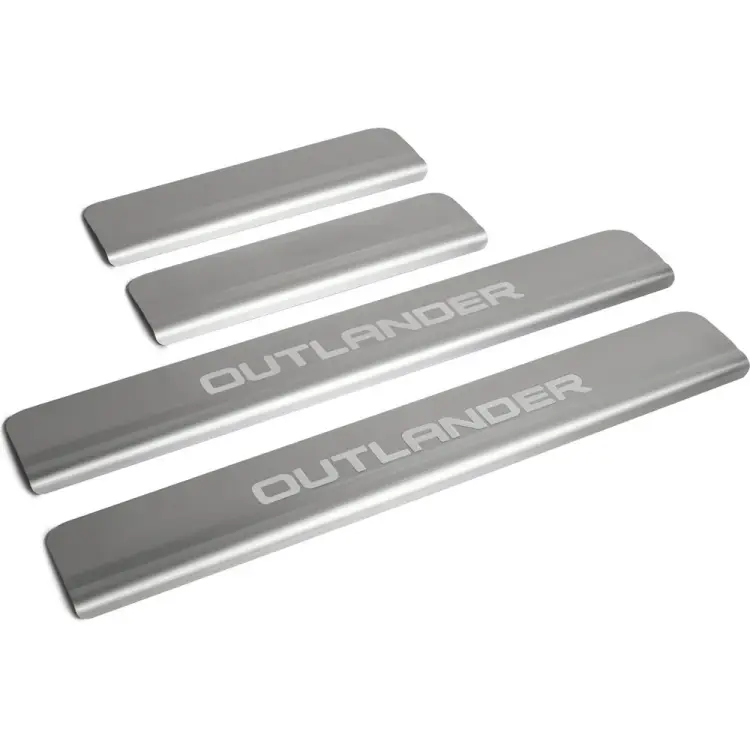 Накладки на пороги для Mitsubishi Outlander 2015-н.в Rival NP.4006.3