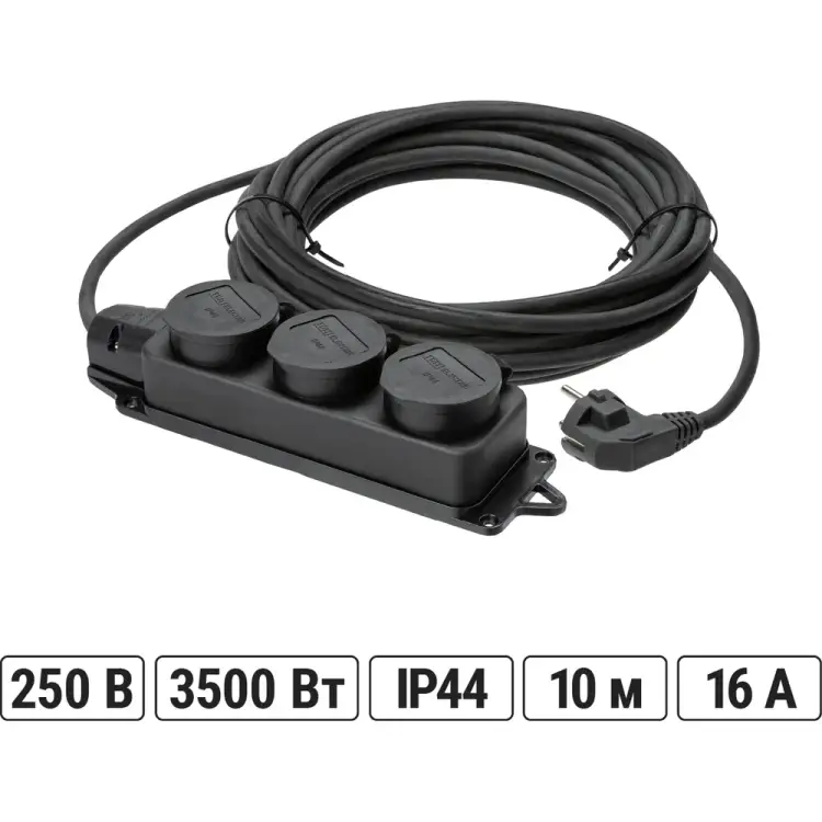 Силовой удлинитель-шнур TDM ELECTRIC УШз16-103 SQ1302-0346