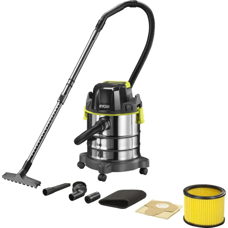 Аккумуляторный строительный пылесос Ryobi ONE+ R18WDV 5133004724