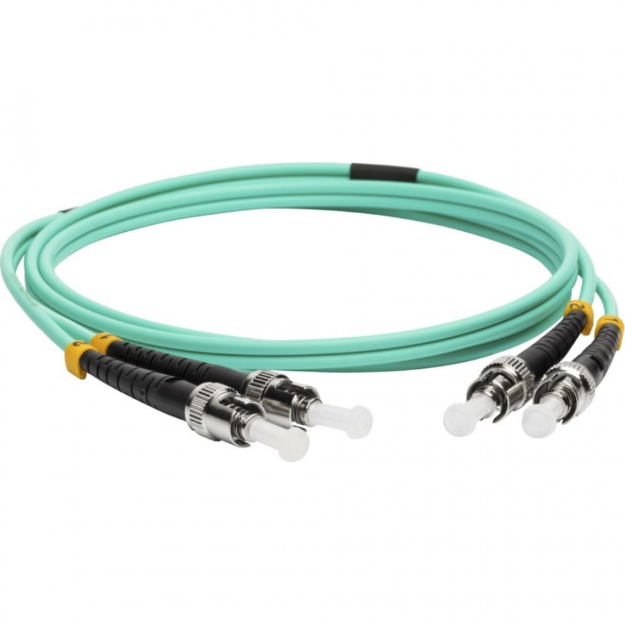 Дуплексный оптический патч-корд LANMASTER LAN-2ST-2ST/OM3-2.0