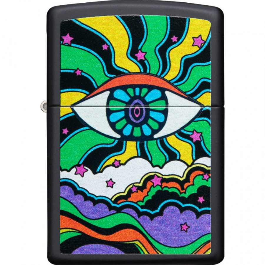 Зажигалка Zippo Black Light Eye