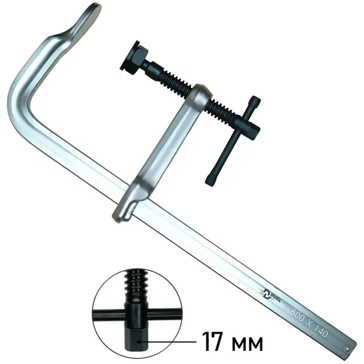 Столярная F-образная струбцина DUEL 37006014