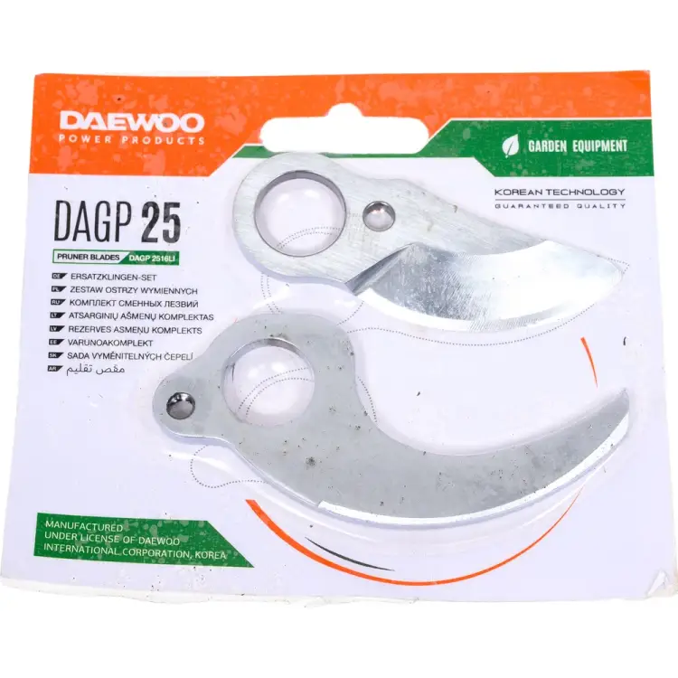 Комплект сменных лезвий для секатора DAEWOO 16Li SET DAGP 25