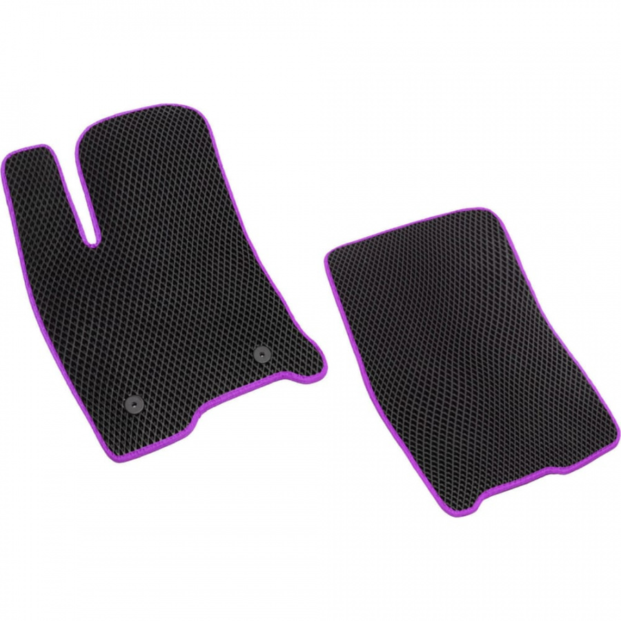Передние коврики для Kia Venga 2009 - 2018 Vicecar 2EV23019-фиолетовый