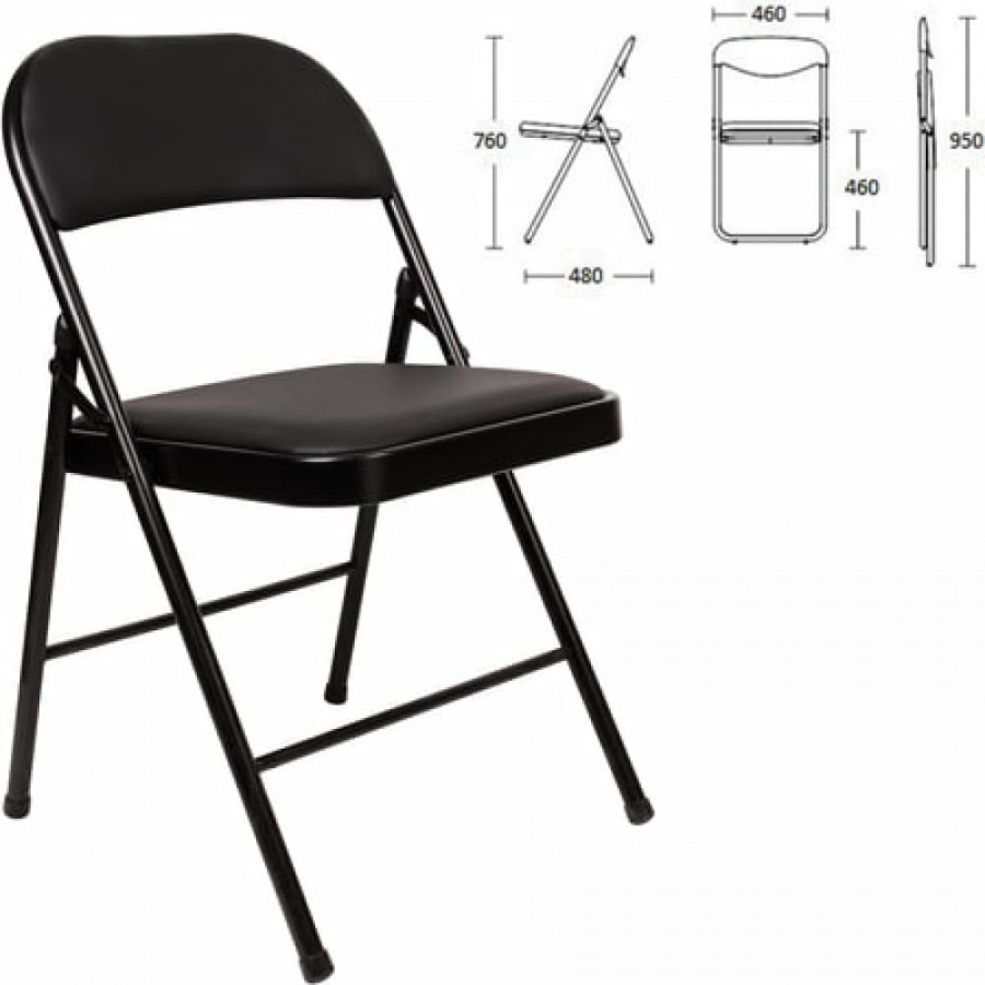 Складной стул для дома и офиса BRABIX Golf Plus CF-003 Комфорт