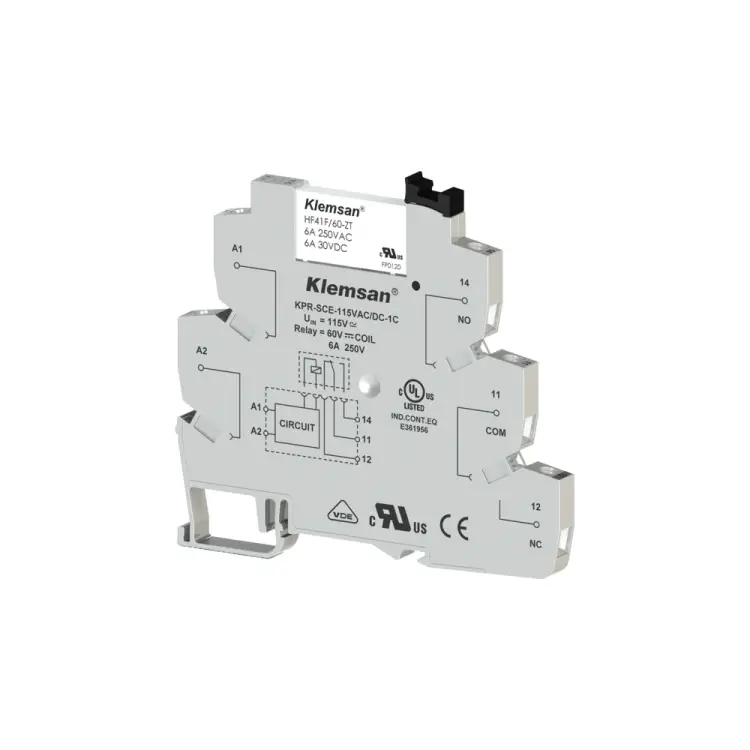 Интерфейсное реле Klemsan KPR-SCE-115VAC/DC-1C; 0.0.0.2.270846