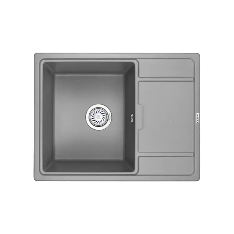 Оборачиваемая кварцевая кухонная мойка GRANULA GR-6503