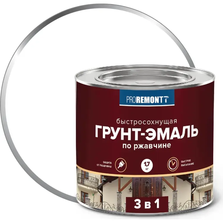 Быстросохнущая грунт-эмаль Proremontt Лк-00012741 Быстросохнущая грунт-эмаль Proremontt Лк-00012741