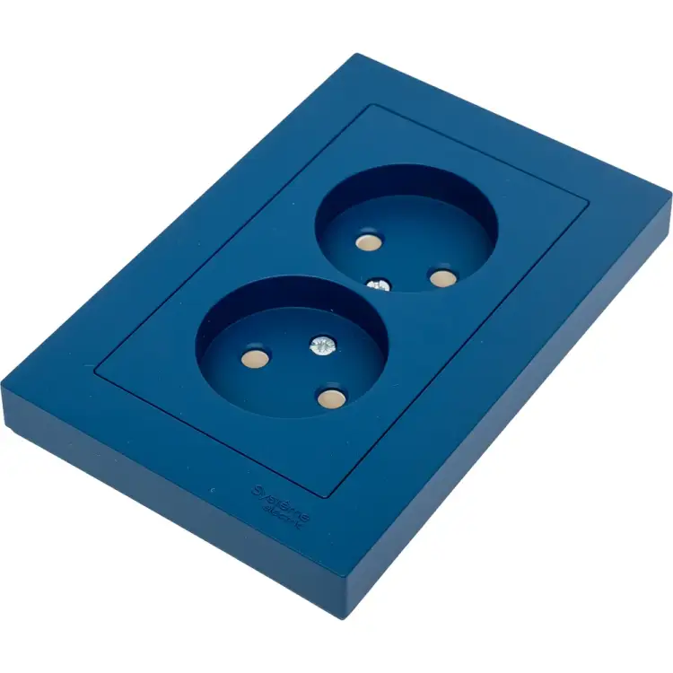 Розетка Systeme Electric Atlasdesign аквамарин ATN001120