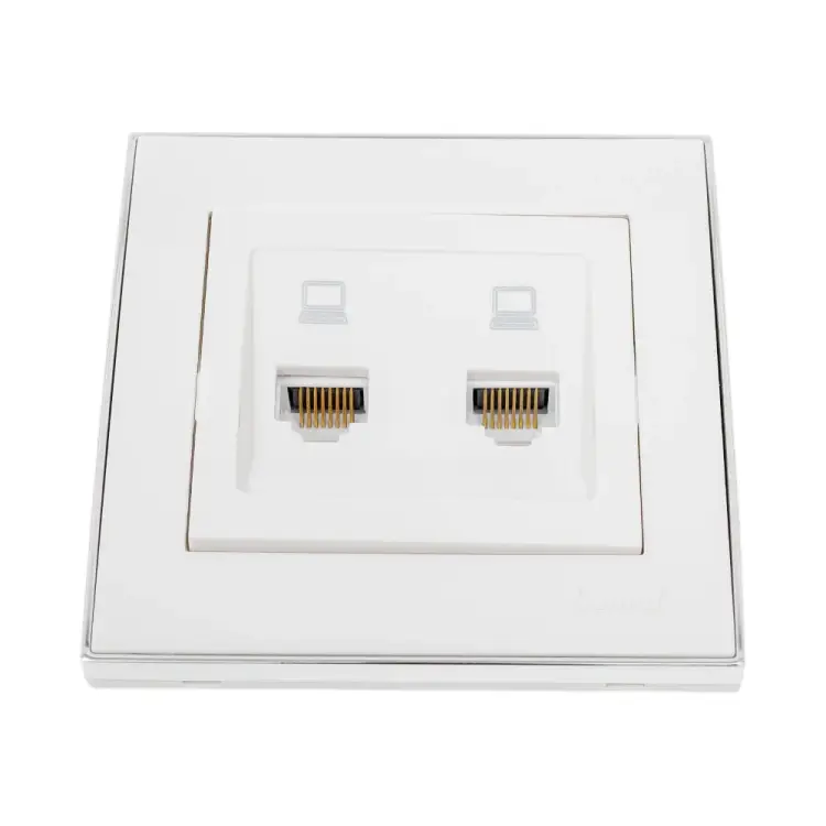 Двойная компьютерная розетка Lezard RAIN 703-0225-141