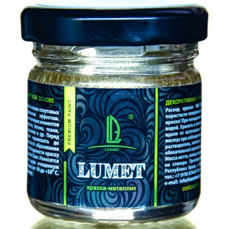 Спиртовая декоративное покрытие LUXART Lumet