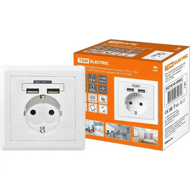 Мультифункциональный блок TDM ELECTRIC Сенеж SQ1816-0002