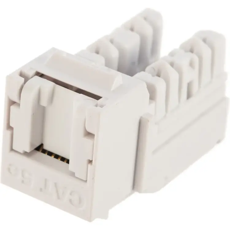 Неэкранированный модуль-вставка NIKOMAX Keystone NMC-KJUD2-ST-WT