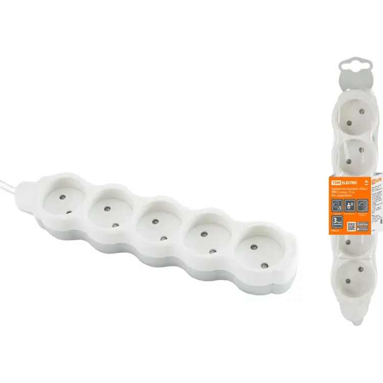 Бытовой удлинитель TDM ELECTRIC Люкс УЛ5 SQ1303-0229 Бытовой удлинитель TDM ELECTRIC Люкс УЛ5 SQ1303-0229