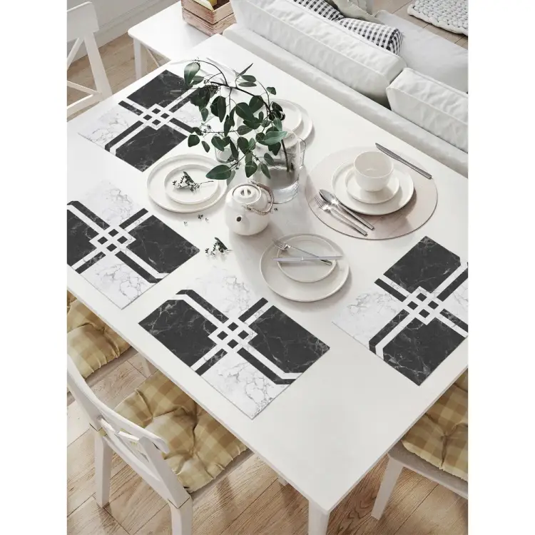 Комплект тканевых салфеток для сервировки стола JOYARTY np_33988