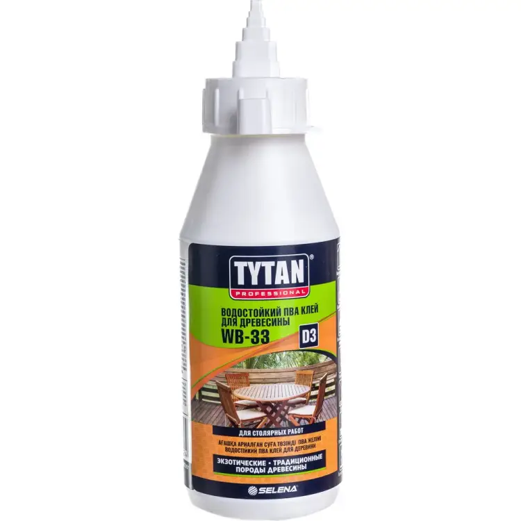 Клей ПВА для древесины Tytan PROFESSIONAL WB 33 D3 272841