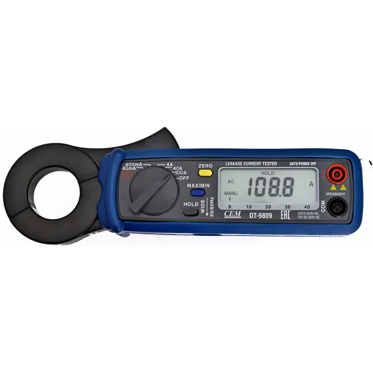 Токовые клещи для измерения переменного тока СЕМ DT-9809 480991