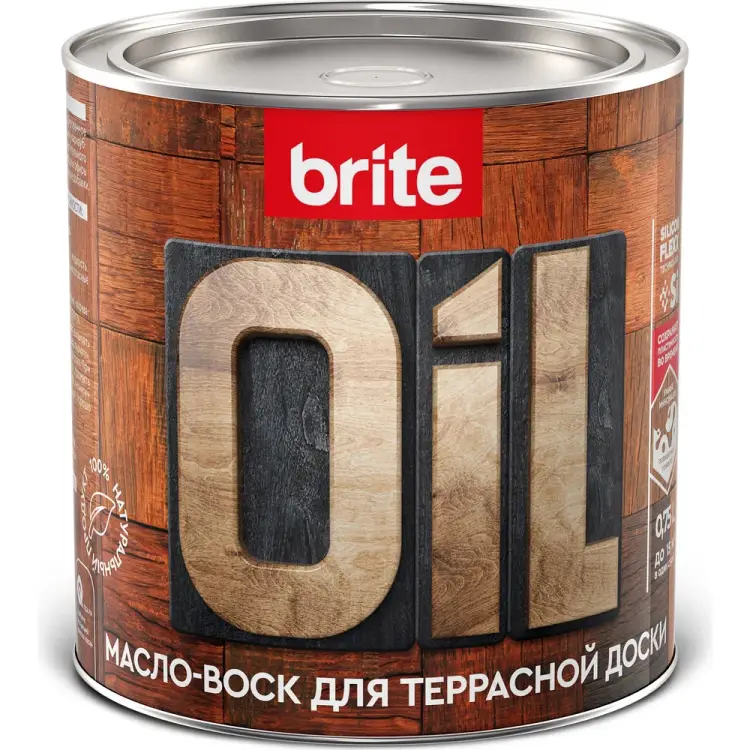 Масло-воск для террасной доски BRITE FLEXX 212475