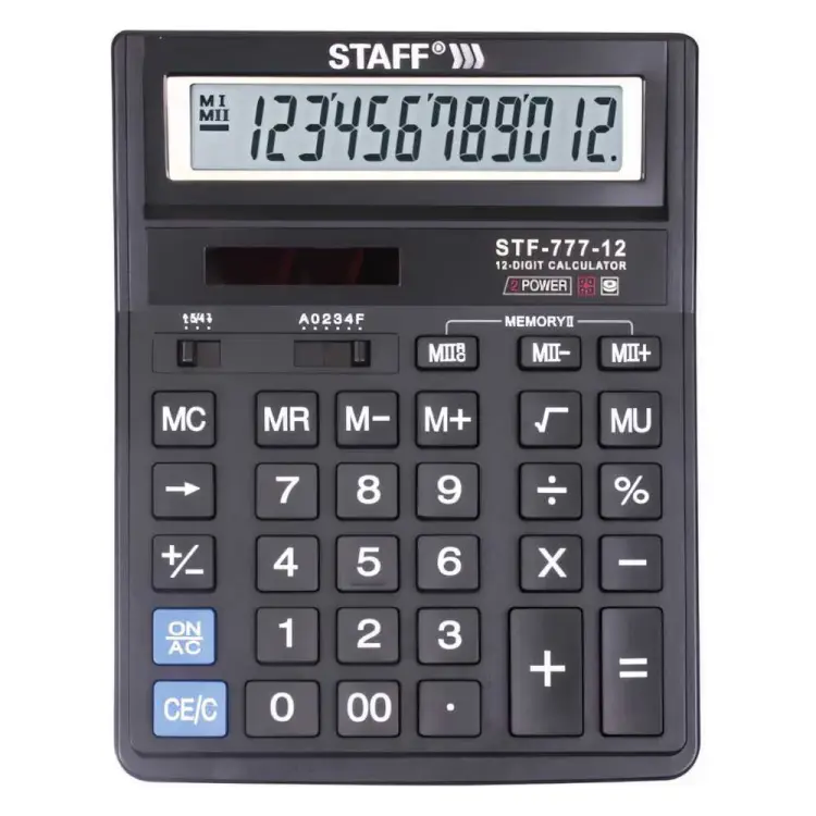 Настольный калькулятор Staff STF-777 250458 Настольный калькулятор Staff STF-777 250458