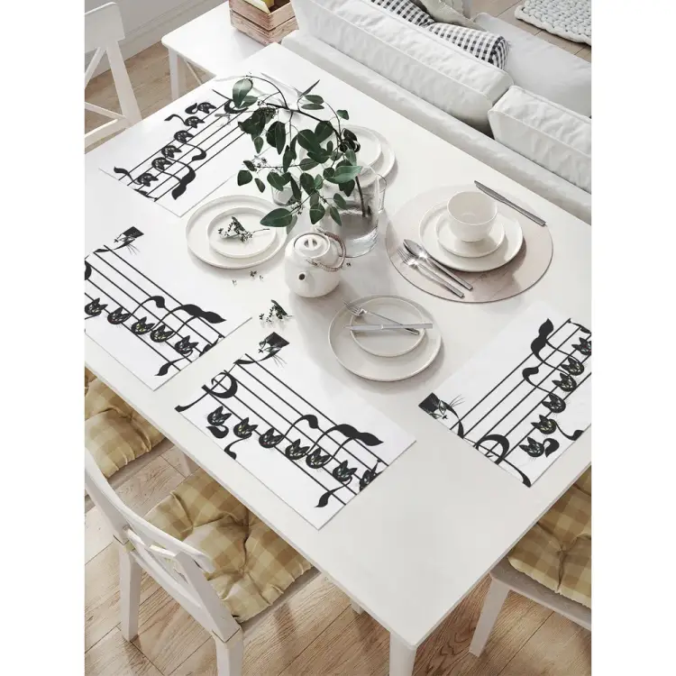 Комплект тканевых салфеток для сервировки стола JOYARTY np_12680