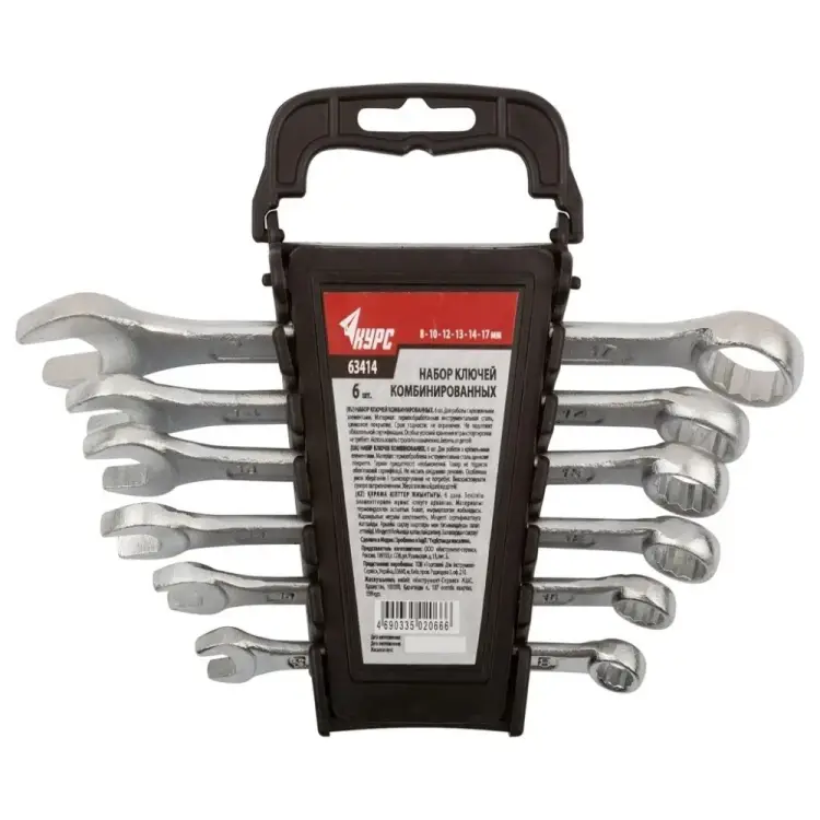 Комбинированные ключи FIT Стандарт 63414