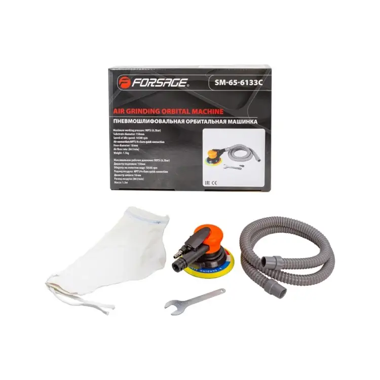 Орбитальная пневмошлифовальная машинка Forsage F-SM-65-6133C 26200