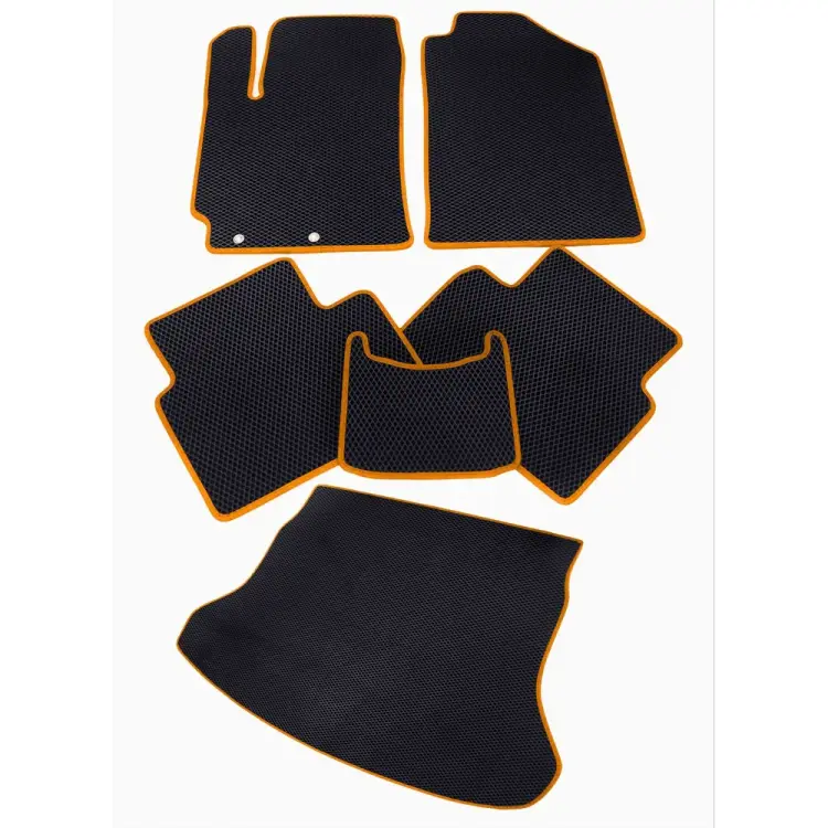 Коврик в салон и багажник для Hyundai Elantra IV (HD) 2006-2011 Vicecar SB18005R_оран