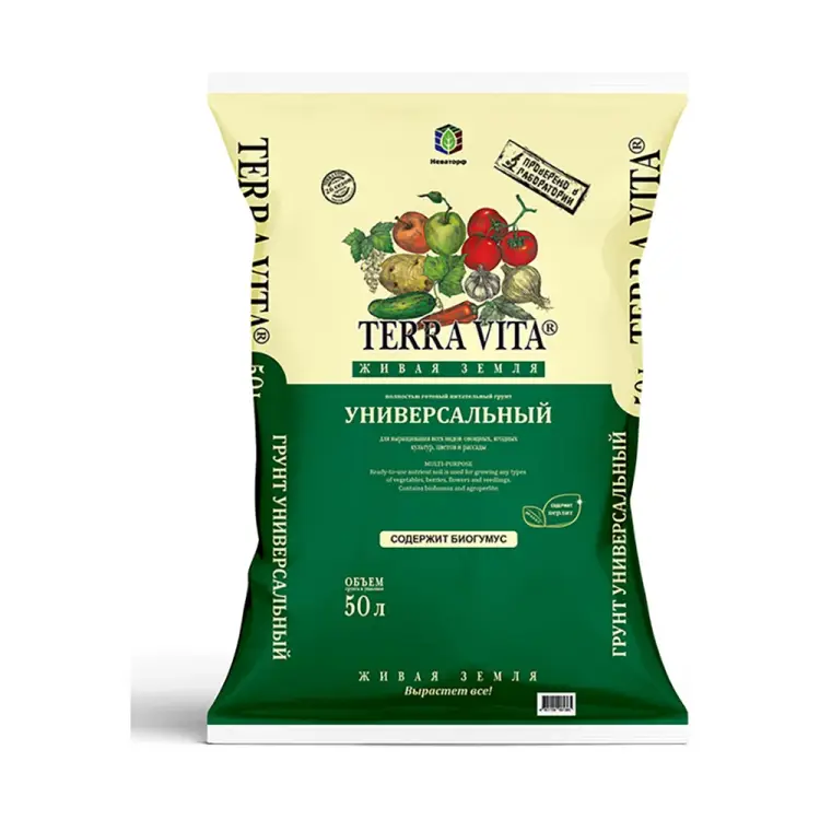 Универсальный грунт Terra Vita Живая Земля 4601104981385