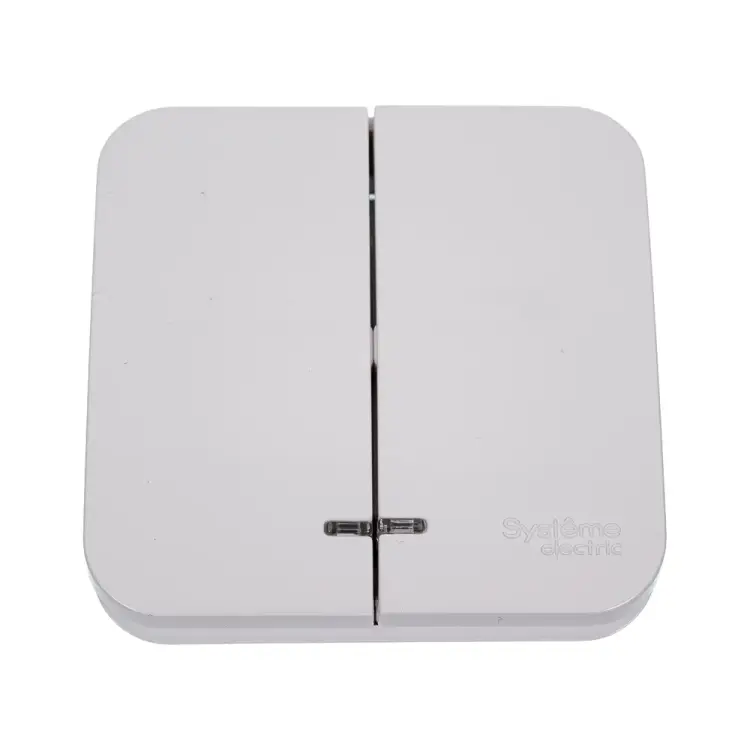 Двухклавишный выключатель Systeme Electric Blanca BLNVA105121