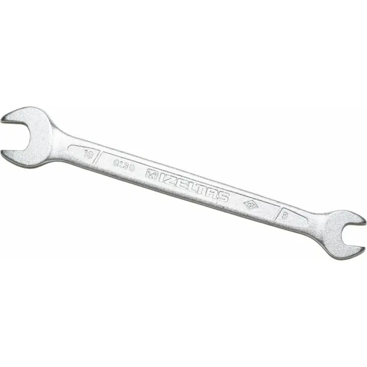 Удлиненный двусторонний рожковый ключ IZELTAS 0130010810