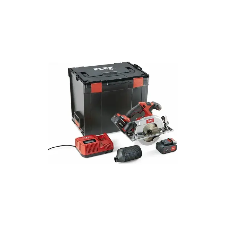 Аккумуляторная ручная дисковая пила FLEX CS 62 18.0-EC/ 5.0 Set 454028