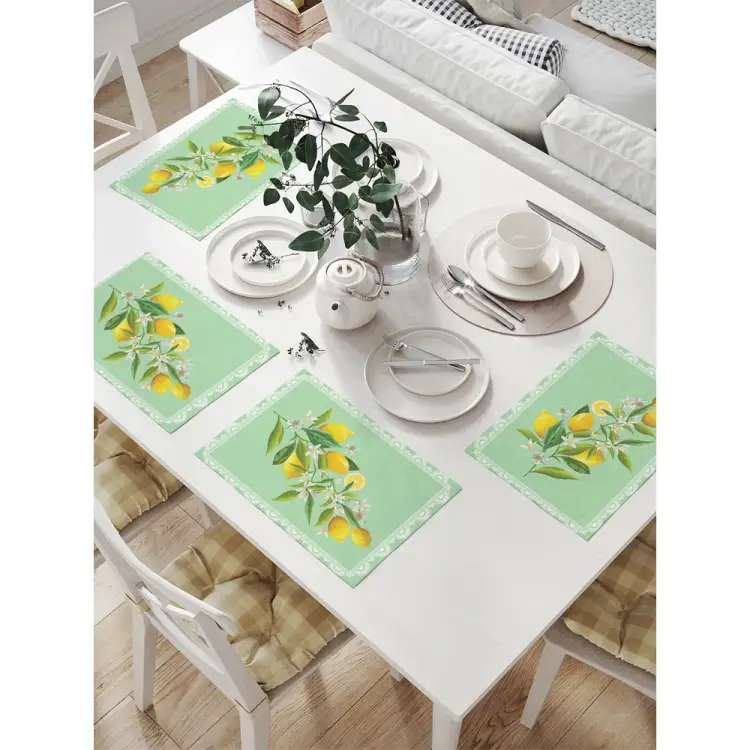 Комплект тканевых салфеток для сервировки стола JOYARTY np_105995