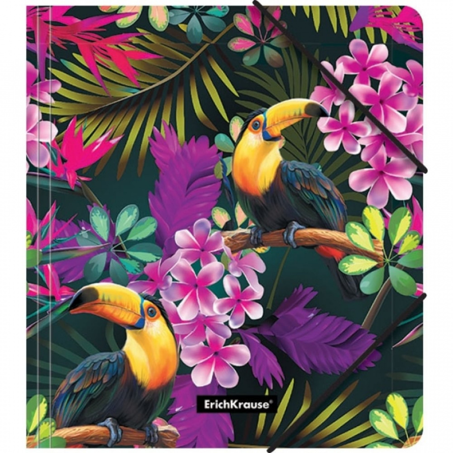 Пластиковая папка для тетрадей ErichKrause Tropics
