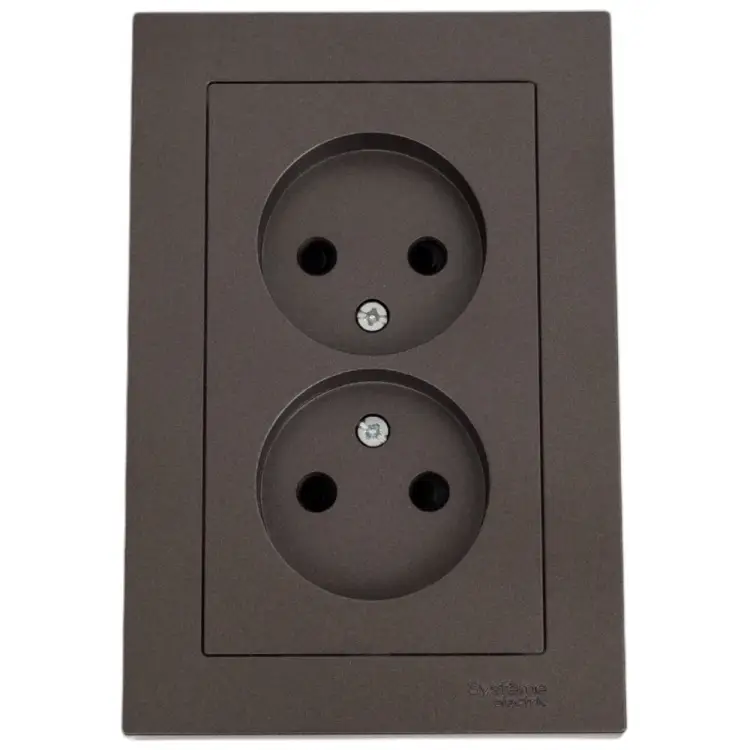 Двойная розетка Systeme Electric AtlasDesign ATN000622