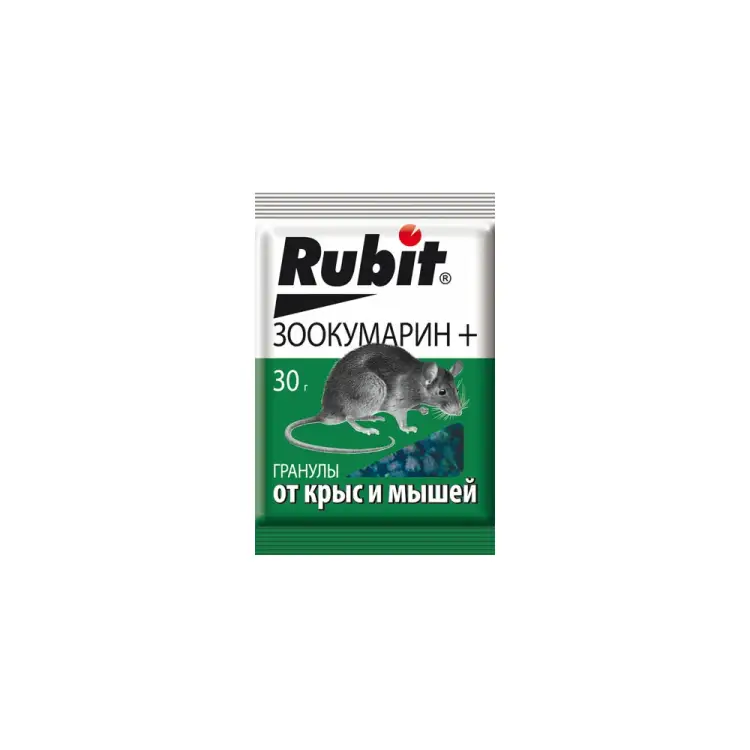 Гранулы от грызунов RUBIT зоокумарин+ 22581