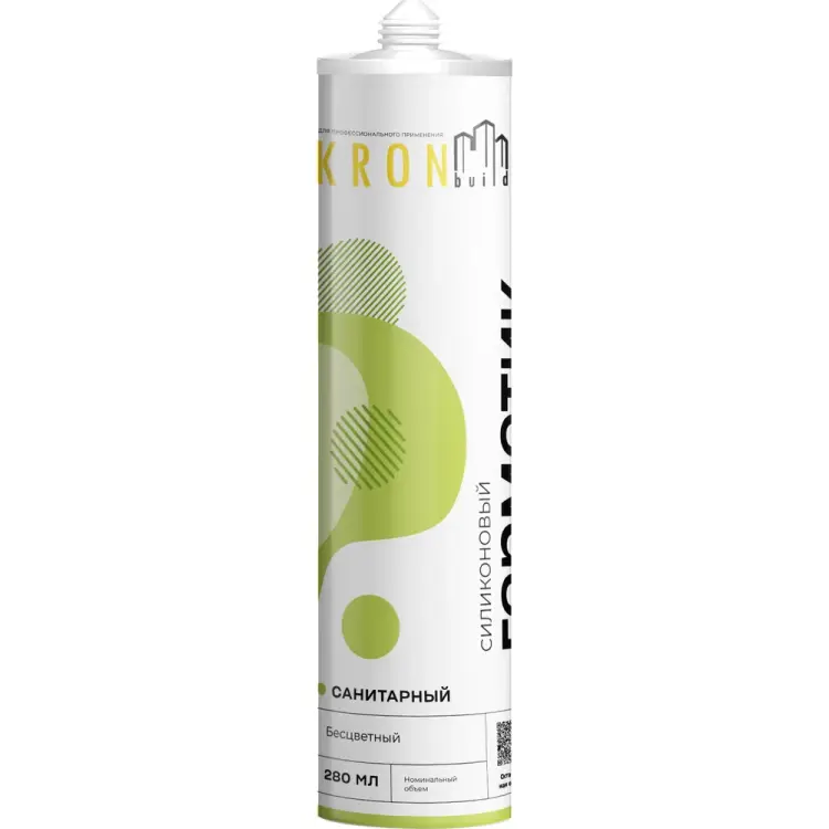 Силиконовый санитарный герметик Kronbuild SST28