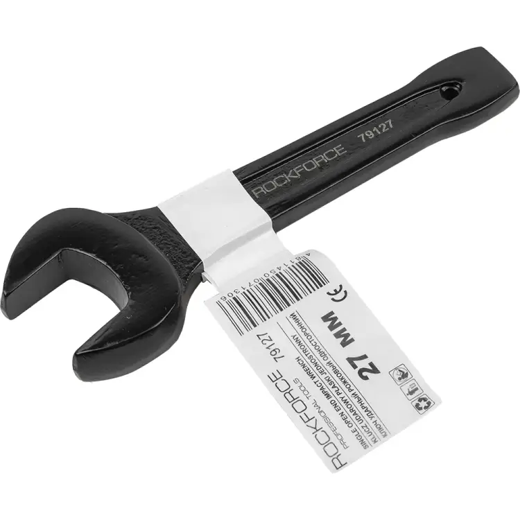 Ударный односторонний рожковый ключ Rockforce RF-79127(17481)