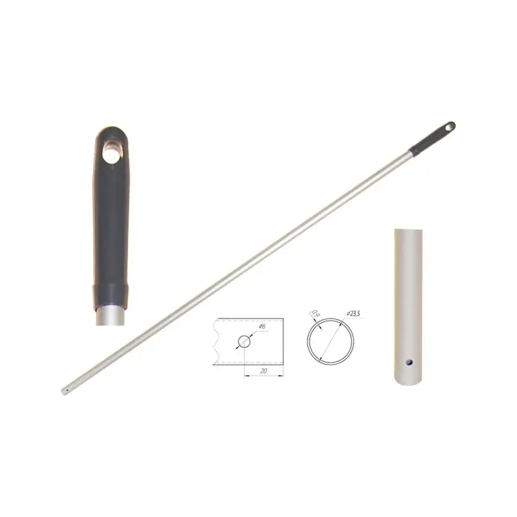 Рукоятка Метлана наконечник серый 0301